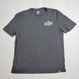 Zoo York Kings Skateboarder T-shirt men's size XL black with white graphic